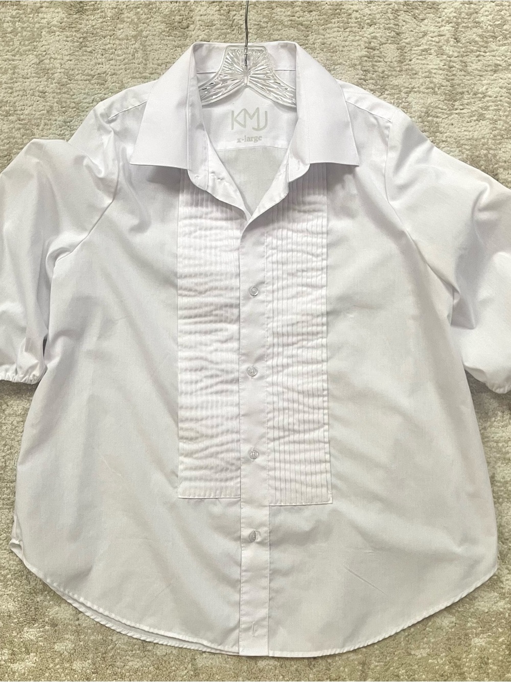 KMJ Meeghan Tuxedo Button-Up Shirt - XL - Picture 2 of 3